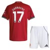 Manchester United Garnacho 17 Hjemme 2025-26 - Barn Draktsett